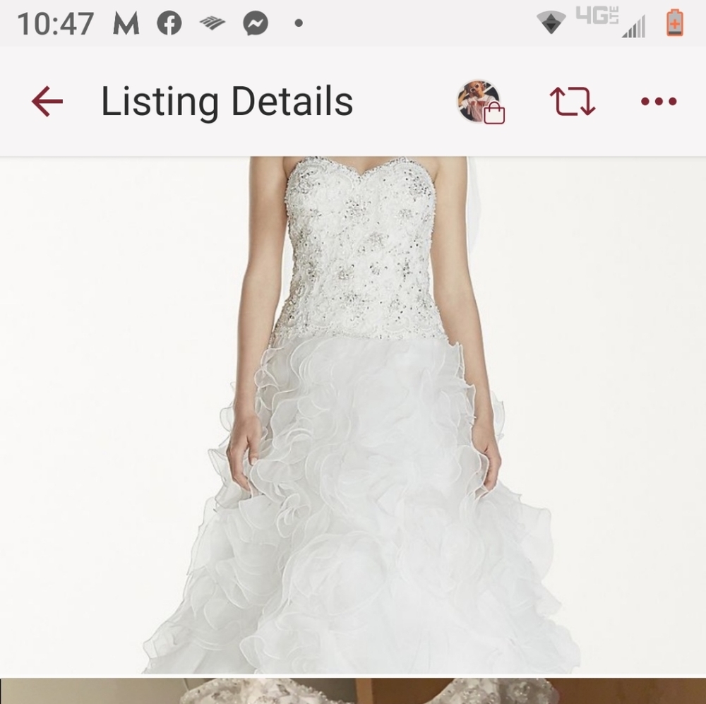 David's Bridal Ball gown size 4